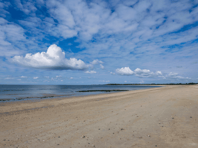 Plage sable fin sarzeau